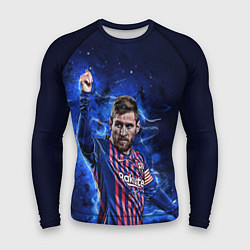 Рашгард мужской Lionel Messi Barcelona 10, цвет: 3D-принт