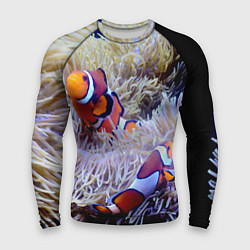 Рашгард мужской Клоуны в актинии, цвет: 3D-принт