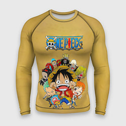 Рашгард мужской Персонажи One Piece Большой куш, цвет: 3D-принт