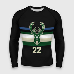 Рашгард мужской Milwaukee Bucks форма Крис Миддлтон, цвет: 3D-принт