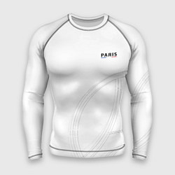Рашгард мужской PSG Core Big Logo White New 202223, цвет: 3D-принт