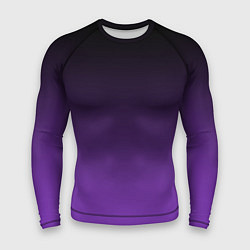 Рашгард мужской Ночной градиент Фиолетовый, цвет: 3D-принт