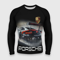 Рашгард мужской PORSHE, цвет: 3D-принт