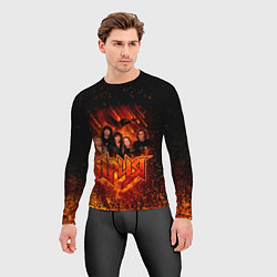 Рашгард мужской Ария в огне, цвет: 3D-принт — фото 2