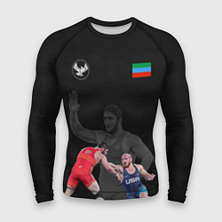 Рашгард мужской Dagestan wrestling team, цвет: 3D-принт