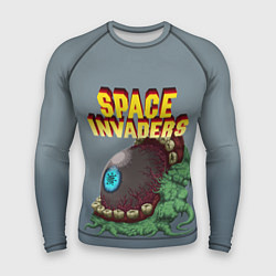 Рашгард мужской Boss Space Invaders Old game Z, цвет: 3D-принт