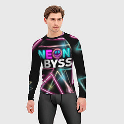Рашгард мужской Неон - Неоновый край, цвет: 3D-принт — фото 2