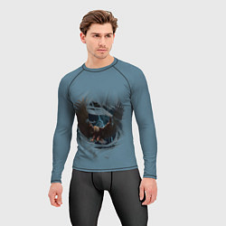 Рашгард мужской ОРЕЛ СКВОЗЬ ТКАНЬ, цвет: 3D-принт — фото 2
