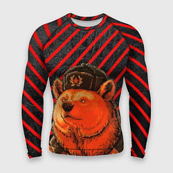 Рашгард мужской Медведь в форме, цвет: 3D-принт