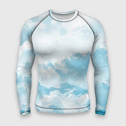 Рашгард мужской Плотные облака, цвет: 3D-принт