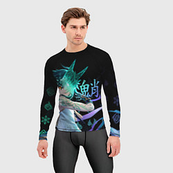 Рашгард мужской Genshin Impact: Сяо, цвет: 3D-принт — фото 2