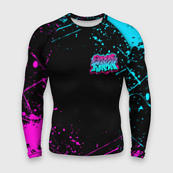 Мужской рашгард FRIDAY NIGHT FUNKIN NEON COLORS НЕОНОВЫЕ БРЫЗГИ