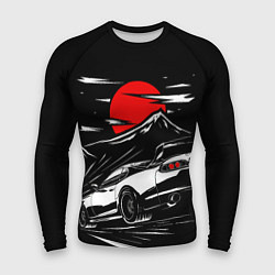 Мужской рашгард Toyota Supra: Red Moon