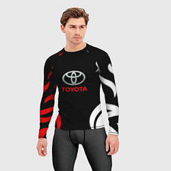 Рашгард мужской Автомобиль Toyota, цвет: 3D-принт — фото 2