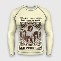 Рашгард мужской Led Zeppelin - Texas International Pop Festival 19, цвет: 3D-принт