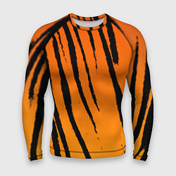 Рашгард мужской Шкура тигра диагональ, цвет: 3D-принт