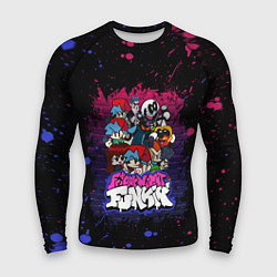 Мужской рашгард FRIDAY NIGHT FUNKIN НЕОНОВАЯ СТЕНА FNF