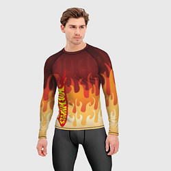 Рашгард мужской Hot Wheels Fire 2D, цвет: 3D-принт — фото 2