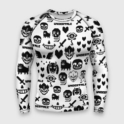 Мужской рашгард UNDERTALE WHITE PATTERN