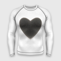 Рашгард мужской HEART PRINT, цвет: 3D-принт