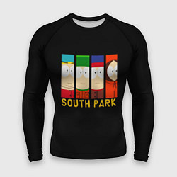 Мужской рашгард South Park - Южный парк главные герои