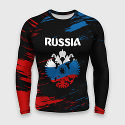 Рашгард мужской Russia Герб в стиле, цвет: 3D-принт
