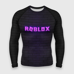 Мужской рашгард ROBLOX NEON LOGO ИГРА РОБЛОКС