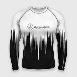 Рашгард мужской Mercedes-Benz: White, цвет: 3D-принт