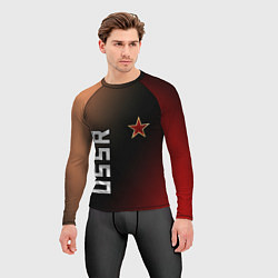 Рашгард мужской USSR - ЗВЕЗДА, цвет: 3D-принт — фото 2
