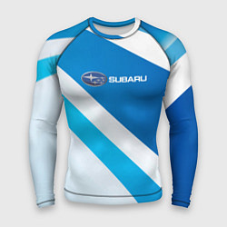 Рашгард мужской Subaru Logo спорт, цвет: 3D-принт