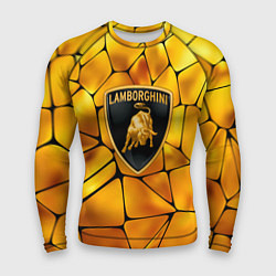 Мужской рашгард Lamborghini Gold плиты