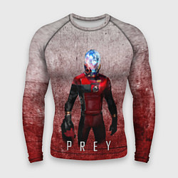 Мужской рашгард Prey Grey and blood