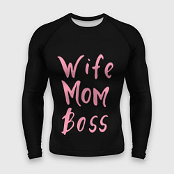 Мужской рашгард Wife Mom Boss