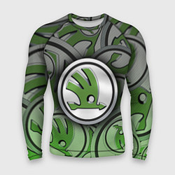 Мужской рашгард Skoda Carbone Pattern