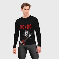 Рашгард мужской AC DC Ангус Янг гитарист, цвет: 3D-принт — фото 2