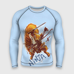 Мужской рашгард Крейзи белка-ниндзя