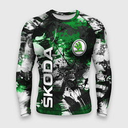 Рашгард мужской Skoda Sport Style Шкода, цвет: 3D-принт