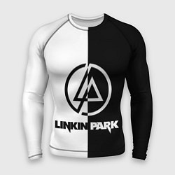 Рашгард мужской Linkin Park ЧБ, цвет: 3D-принт