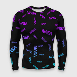 Рашгард мужской NASA NEON PATTERN, цвет: 3D-принт