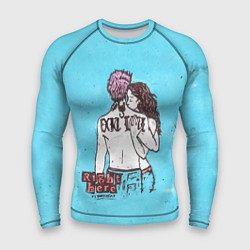 Рашгард мужской Lil Peep Right Here, цвет: 3D-принт