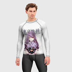Рашгард мужской Канеки и Ризе Tokyo ghoul, цвет: 3D-принт — фото 2