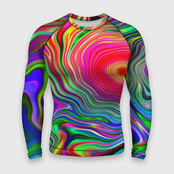 Рашгард мужской Expressive pattern Neon, цвет: 3D-принт