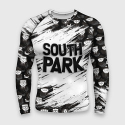 Мужской рашгард Южный парк - персонажи и логотип South Park
