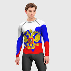Рашгард мужской Герб россии герб, цвет: 3D-принт — фото 2
