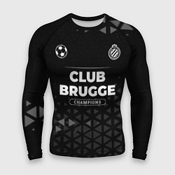 Рашгард мужской Club Brugge Форма Champions, цвет: 3D-принт