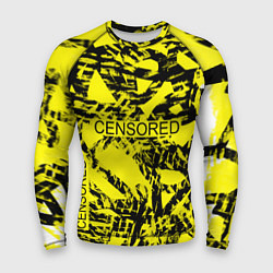 Рашгард мужской Censored Коллекция Get inspired! Fl-182-c-y, цвет: 3D-принт