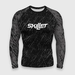 Рашгард мужской Skillet Скиллет Logotip, цвет: 3D-принт