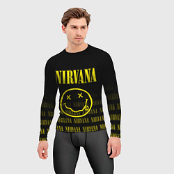 Рашгард мужской Smile Nirvana, цвет: 3D-принт — фото 2
