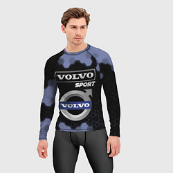 Рашгард мужской VOLVO Sport Соты, цвет: 3D-принт — фото 2