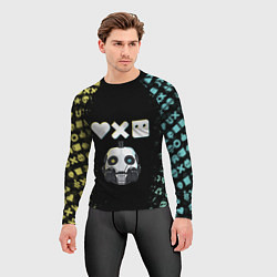 Рашгард мужской Love, Death and Robots Pattern, цвет: 3D-принт — фото 2